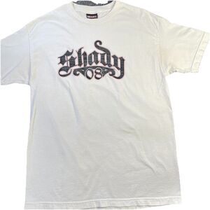 Slim Shady 08 LTD Shirt Men’s Medium White West Coast Hip Hop G-funk Rapper Med